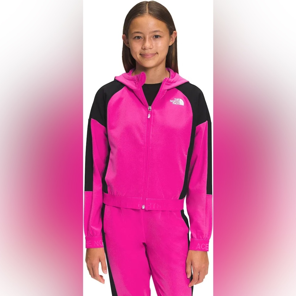 Girls Size 14/16 The North Face Linaria Pink Tekware Top